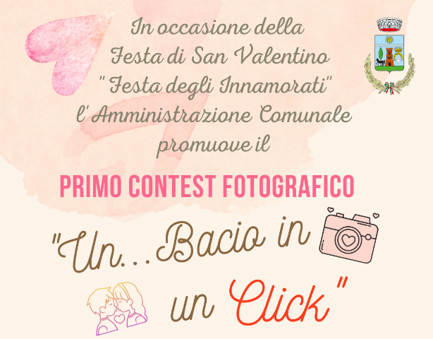 Avviso Pubblico - 1° Contest Fotografico "UN BACIO IN UN CLICK"