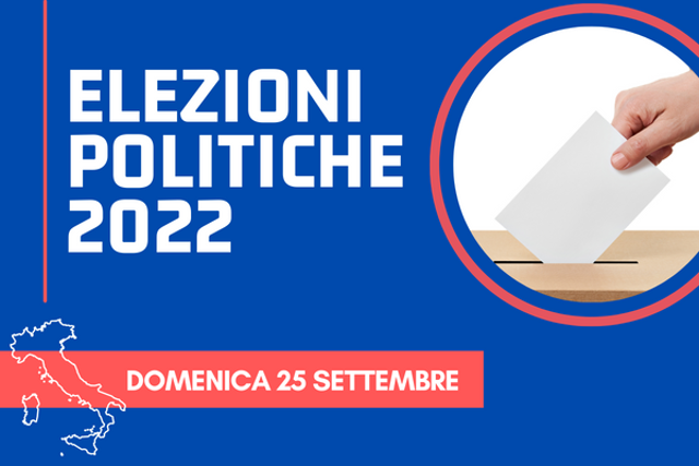 Elezioni politiche 2022 - Orari di apertura Ufficio Elettorale