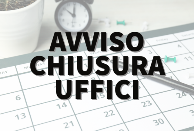 Determinazione Sindacale n.10/2024 - Chiusura Uffici Comunali giorno 26 Aprile 2024