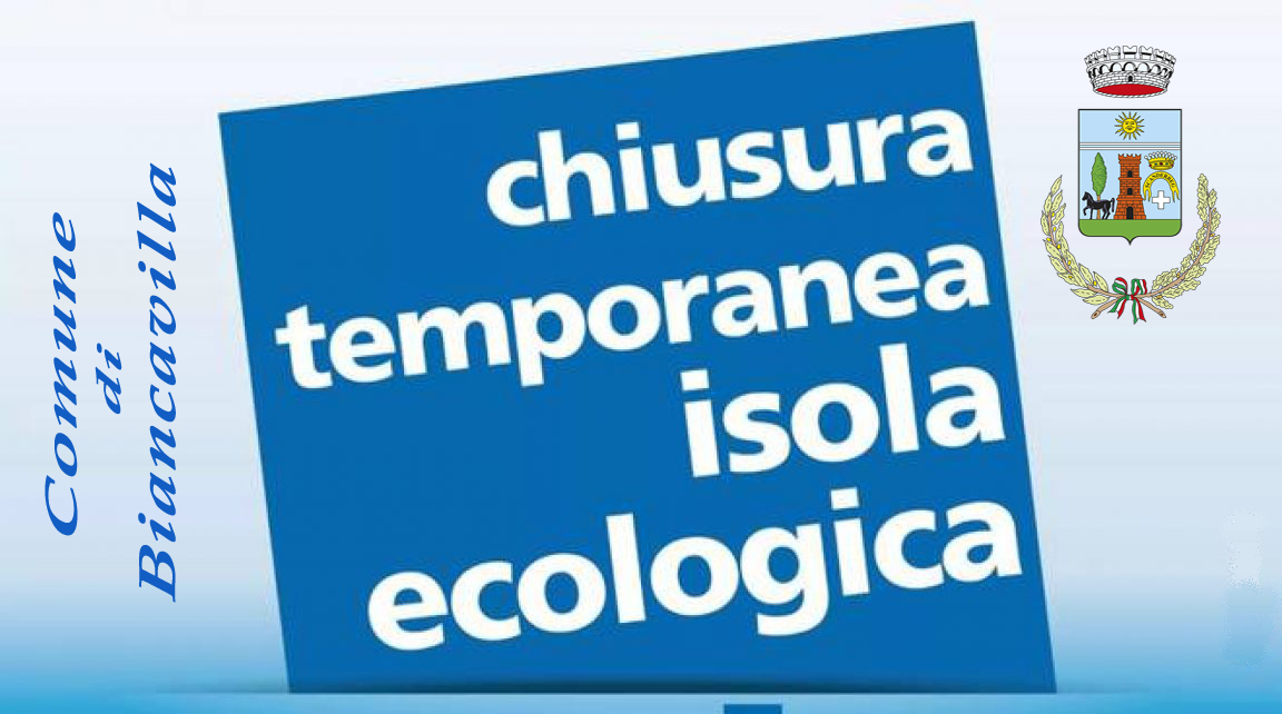 Chiusura temporanea Isola Ecologica per lavori fino al 24 Febbraio 2025