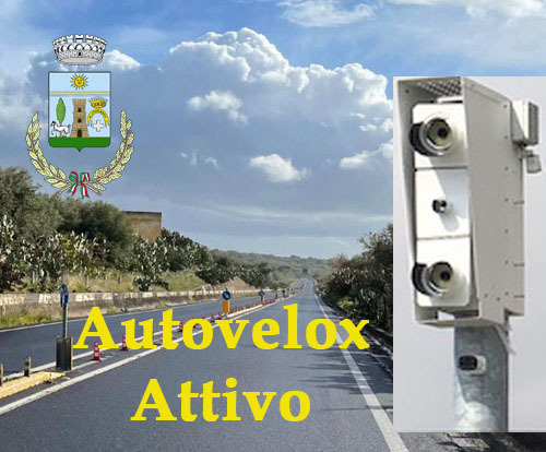 Avviso di rilevamento elettronico della velocità Istantanea tramite  AUTOVELOX FISSO sulla  S.S. 284 Km 35+800