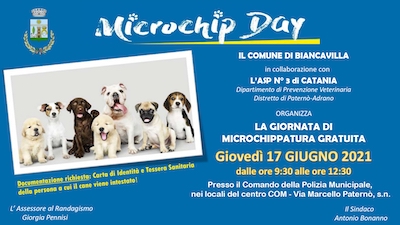 Microchip Day - Giovedì 17 Giugno 2021